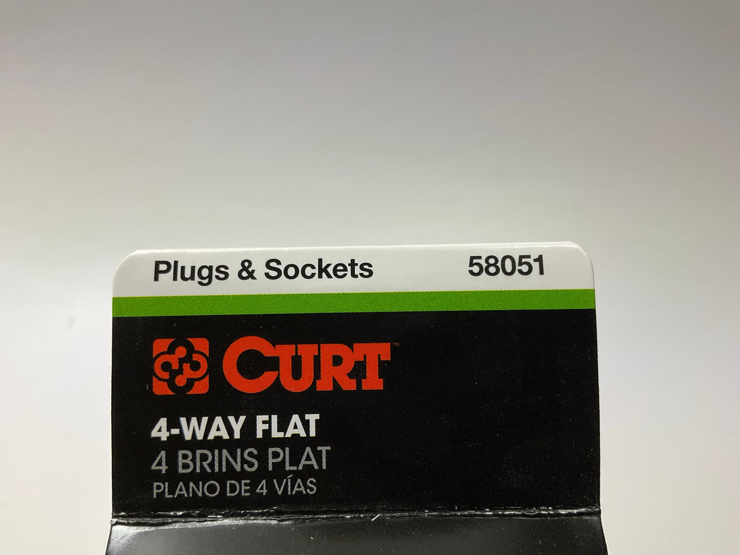 Curt 58051 4-Way Flat Connector Plug & Socket With 72'' Wires