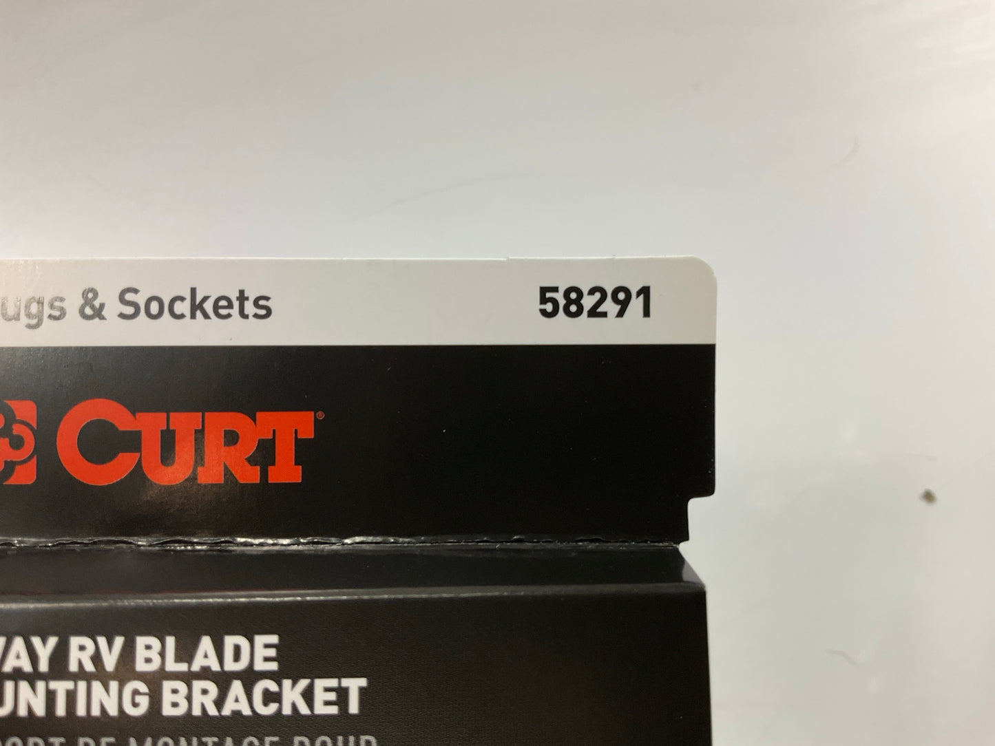 Curt 58291 Connector Mounting Bracket For 7-Way RV Blade (Curt 58150 Or 58220)