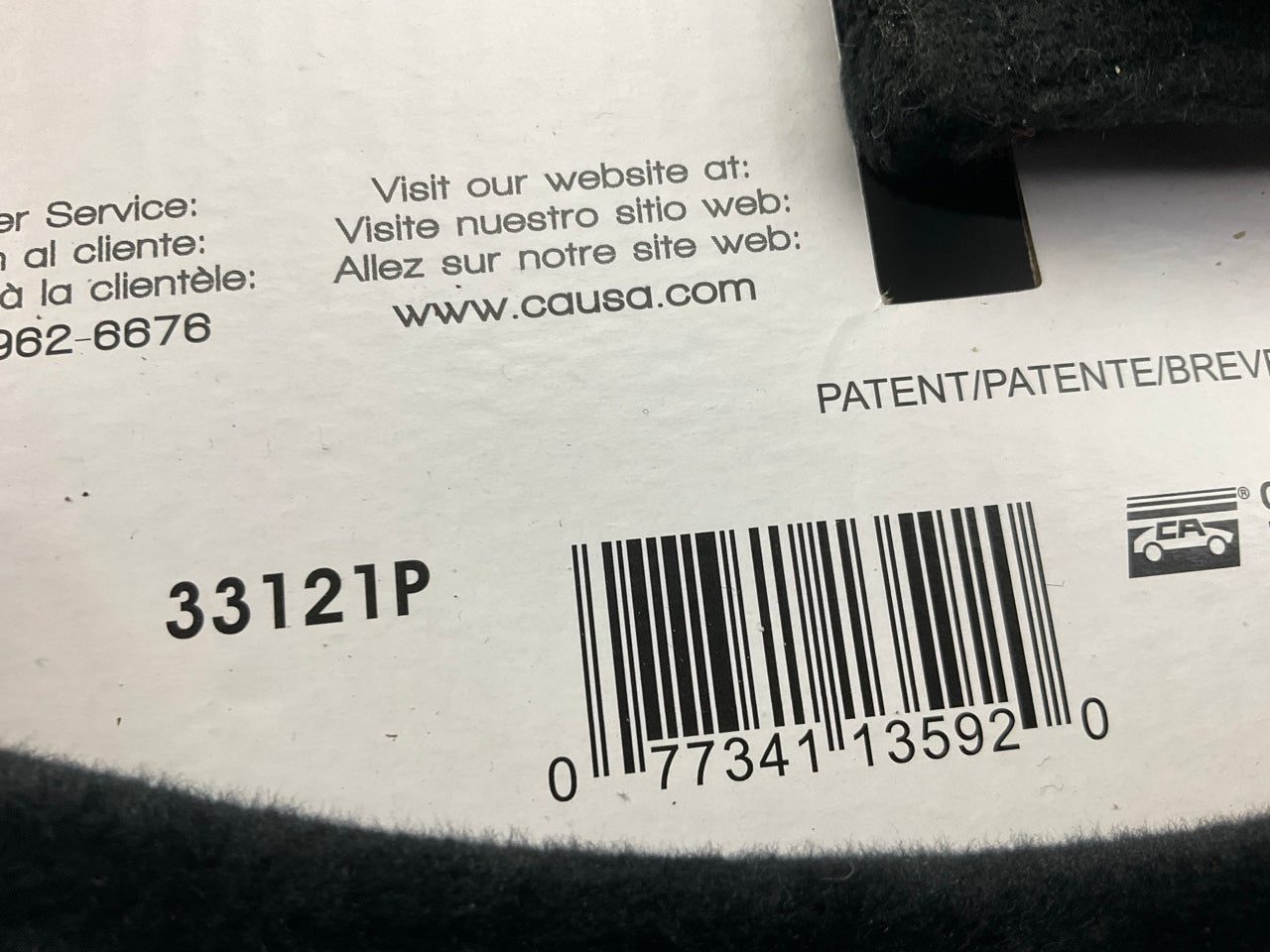 Custom Accessories 33121P Plush Black Steering Wheel Cover For 14-1/2'' - 15-1/2''