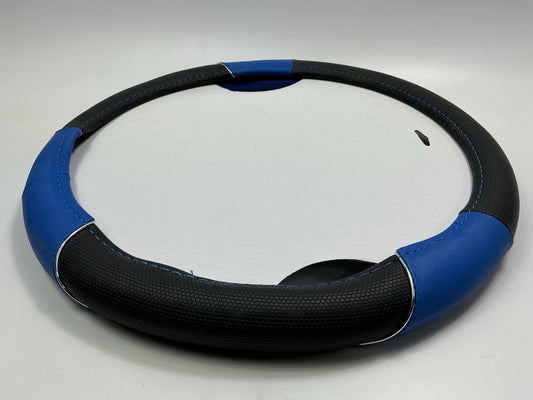 CA 39771 Blue Steering Wheel Cover - 14-1/2'' To 15-1/2'' Diameter Steering Wheels