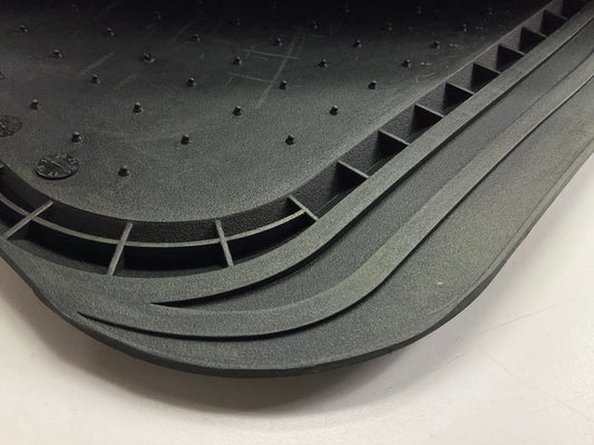C.A. 4104 4-Piece Cut-to-fit Heavy Duty Rubber Floor Mats, All-Weather Mat Set