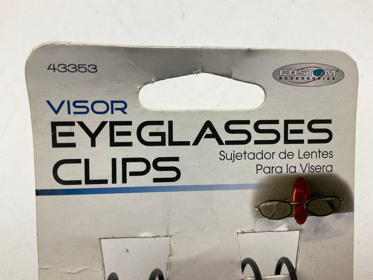 Custom Accessories 43353 Visor Eyeglasses Clips - 2 PACK