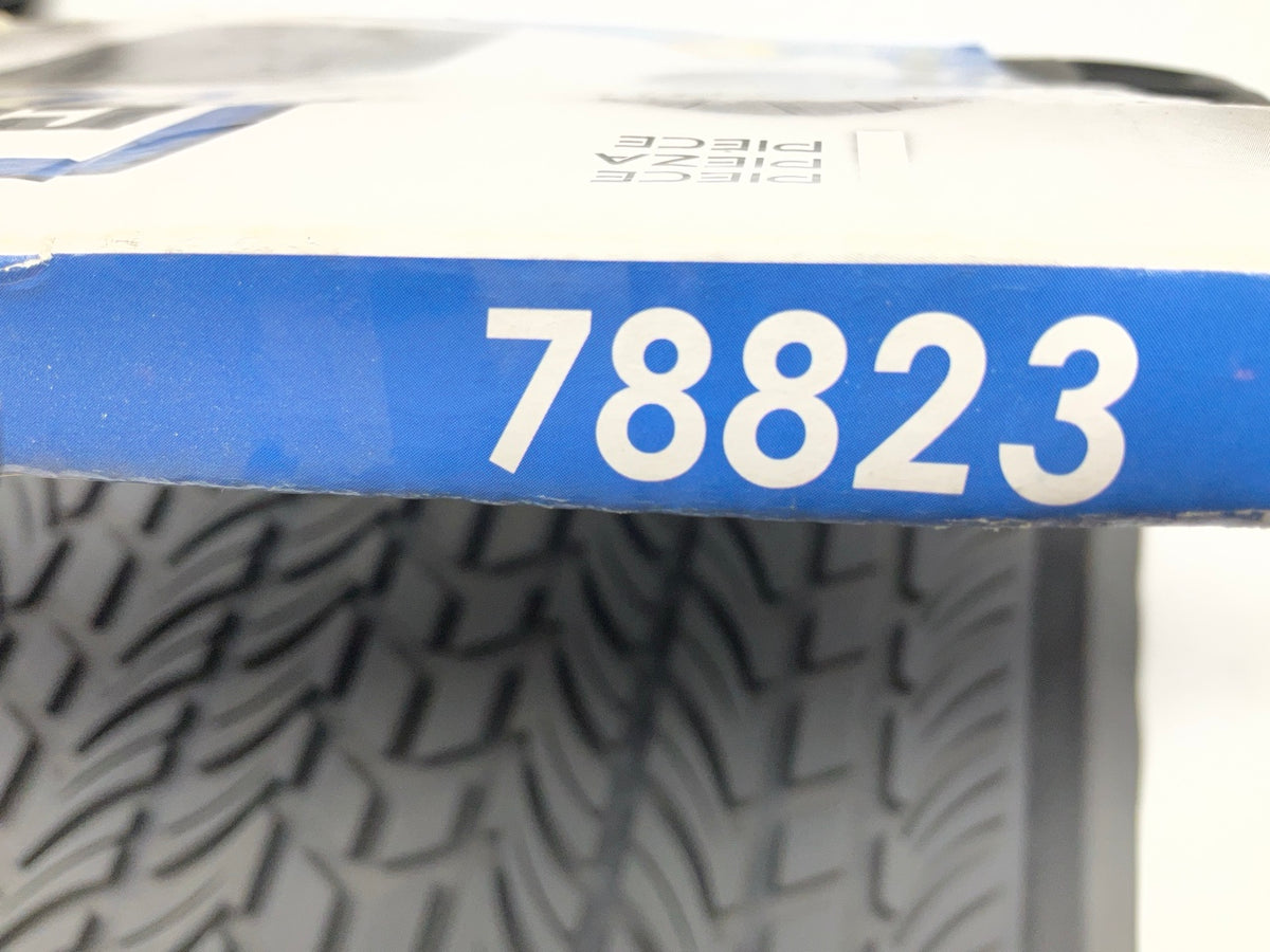 (2) Custom Acc. 1-Piece Rubber Interior Rubber Floor Mat SINGLE, 28-3/4''X18''