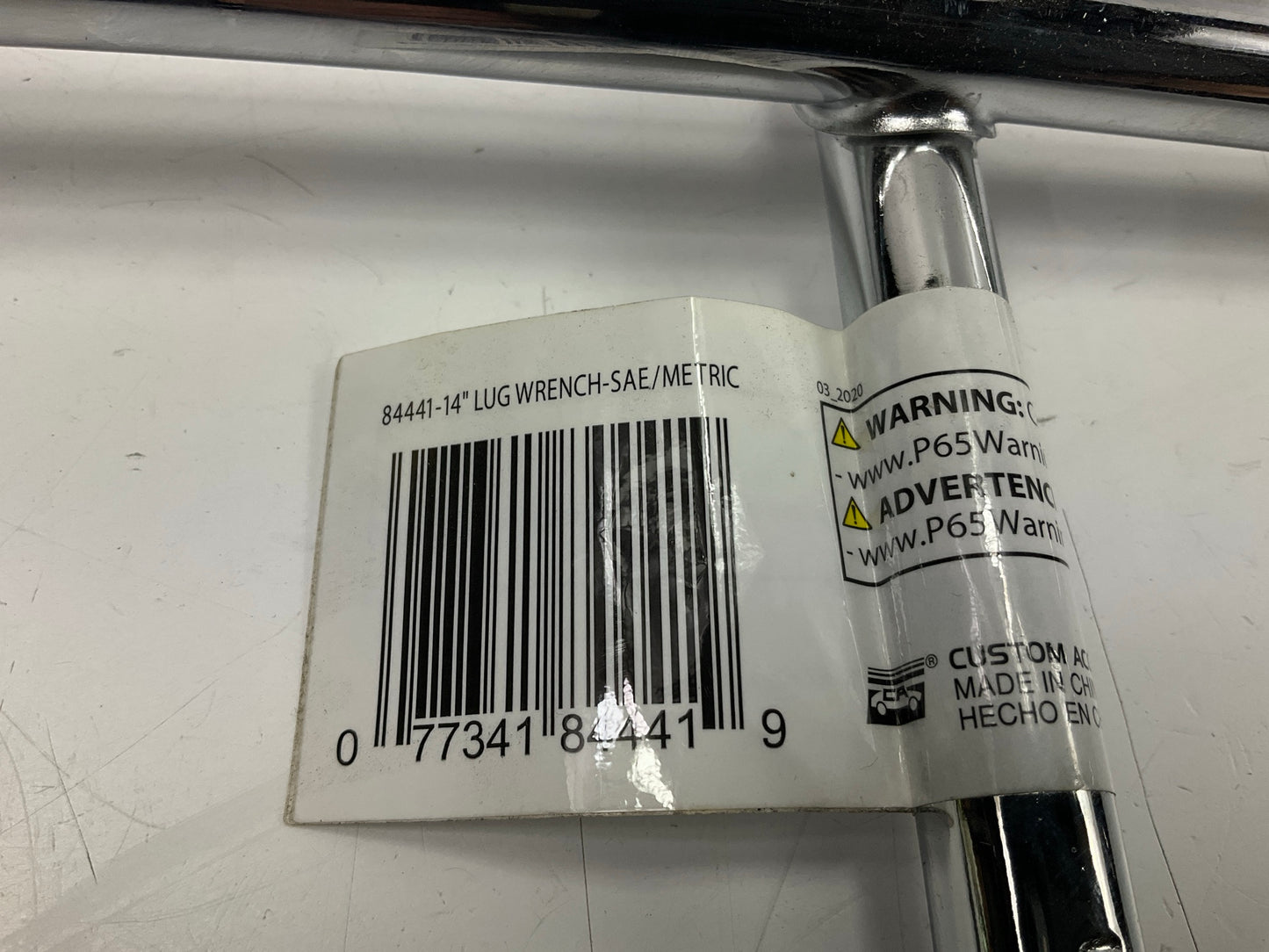 Custom Accessories 84441 Lug Nut Wrench 14'', SAE / METRIC
