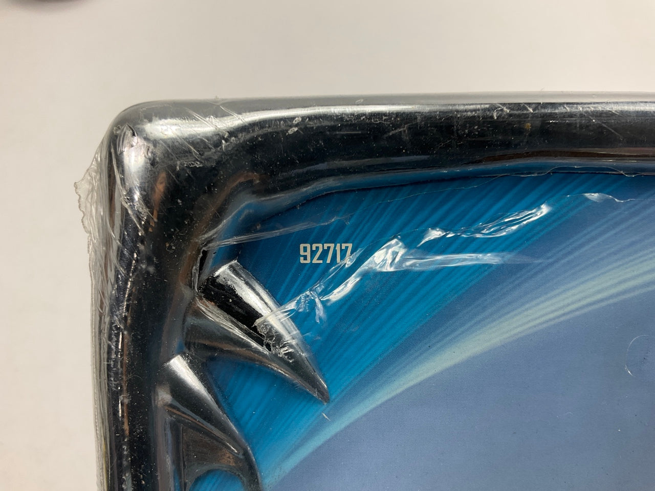 (2) Custom Accessories 92717 Chrome Jaws Metal License Plate Frame