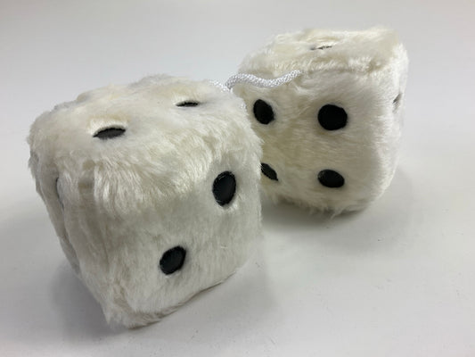 Custom Accessories 95550 2-1/2'' Fuzzy Dice - 2 Pack