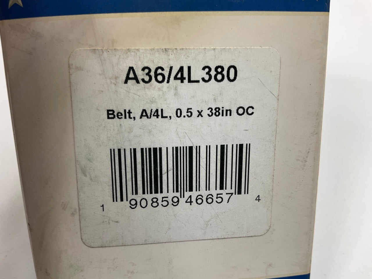 D&D Power A36 Industrial Accessory Drive Belt - 1/2'' X 38''