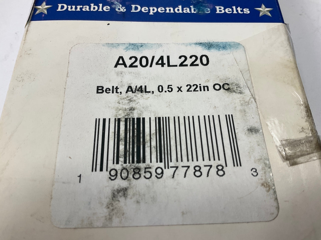 D&D A20-4L220 Lawn & Garden Power Equipment Accessory Drive Belt - 1/2'' X 22''