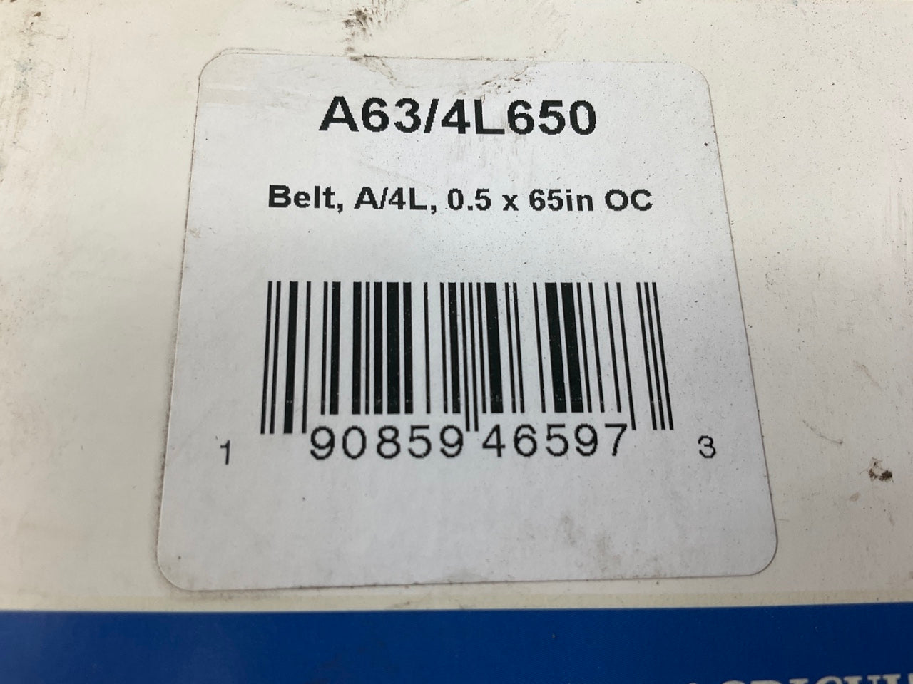 D&D A63-4L650 Lawn & Garden Power Equipment Accessory Drive Belt - 1/2'' X 65''