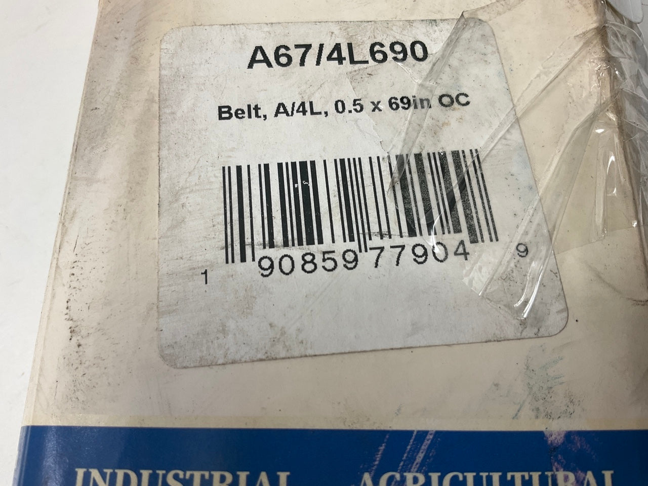 D&D A67-4L690 Lawn & Garden Power Equipment Accessory Drive Belt - 1/2'' X 69''