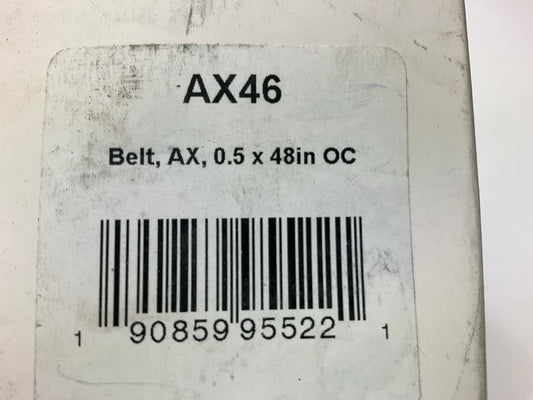 D&D AX46 Cogged Industrial Accessory Drive Belt - 1/2'' X 48''