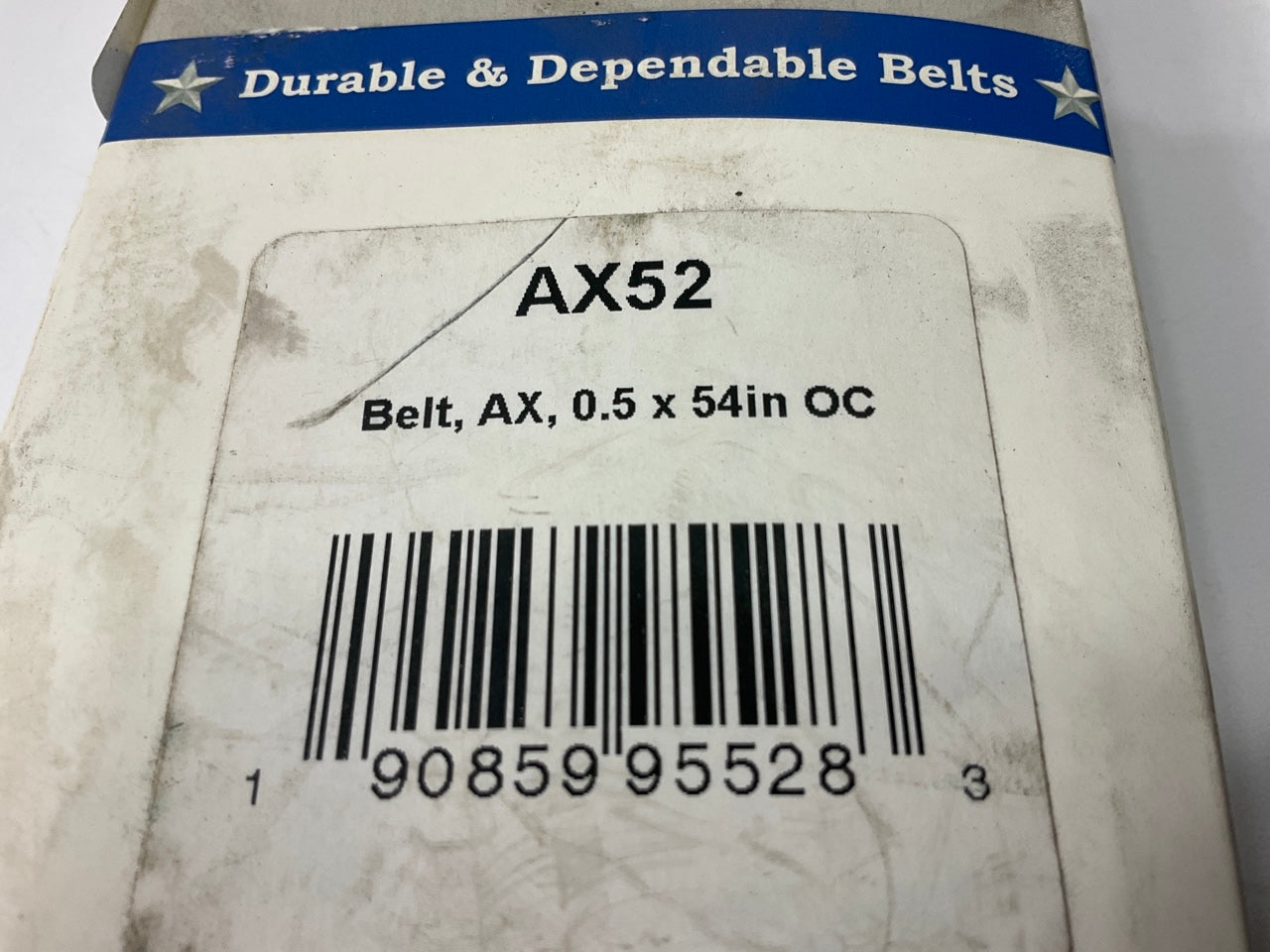 D&D AX52 Industrial Cogged Accessory Drive Belt - 1/2'' X 54''