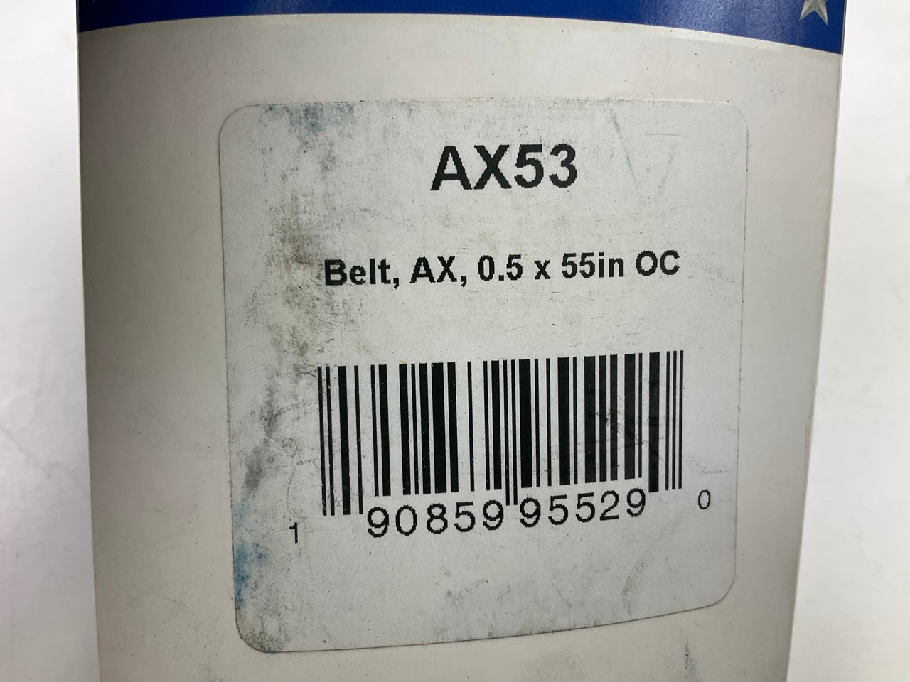 D&D AX53 Cogged Industrial Accessory Drive Belt - 1/2'' X 55''