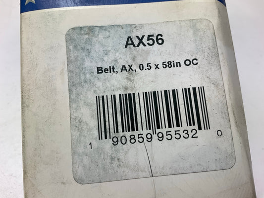 D&D AX56 Cogged Industrial Accessory Drive Belt - 1/2'' X 58''