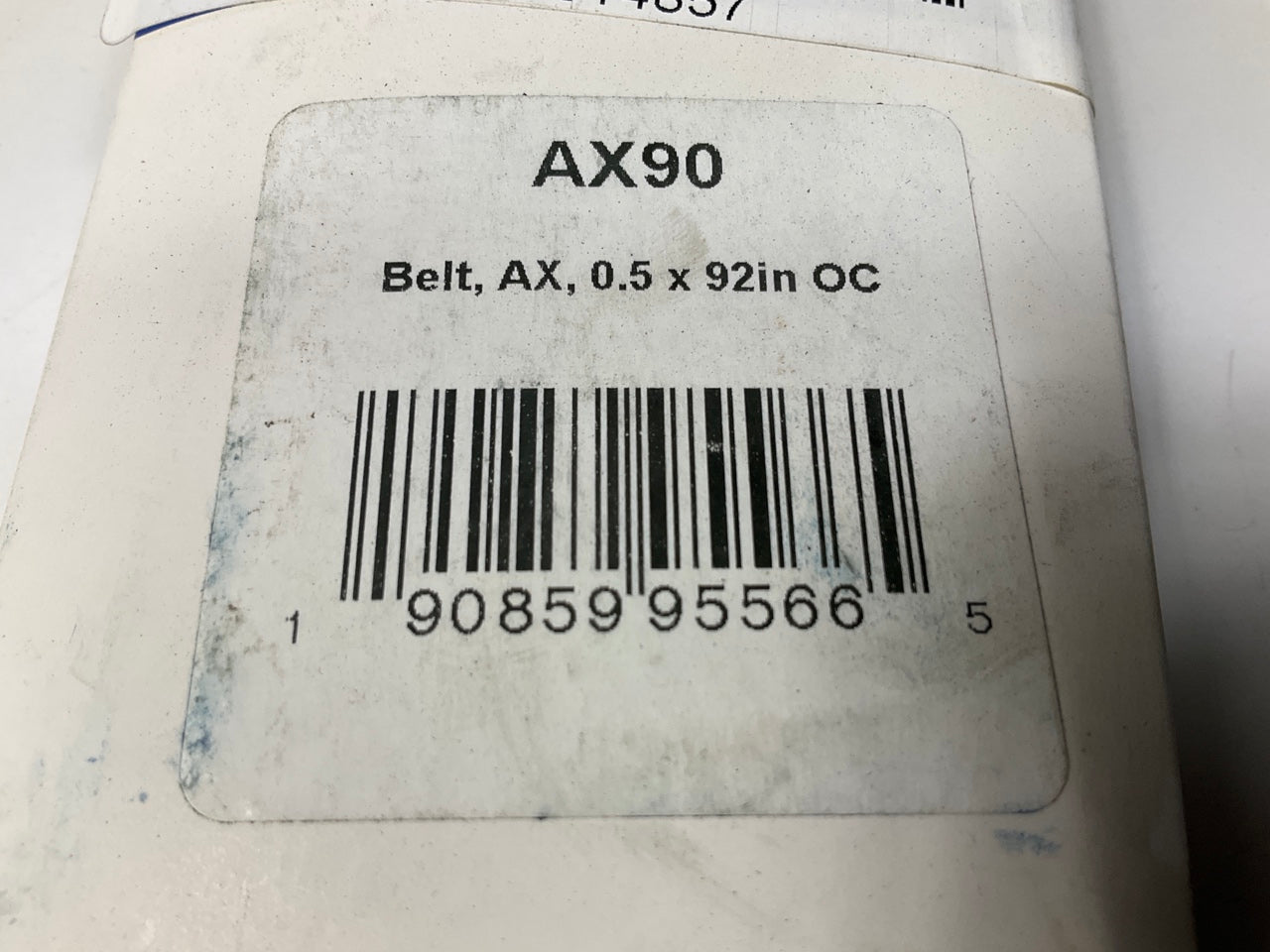 D&D AX90 Cogged Industrial Accessory Drive Belt - 1/2'' X 92''