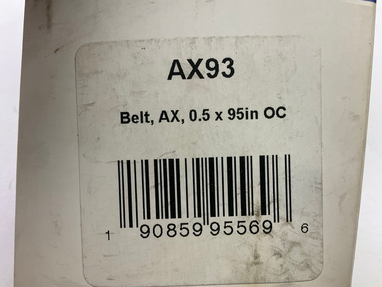 D&D AX93 Cogged Industrial Accessory Drive Belt - 1/2'' X 95''