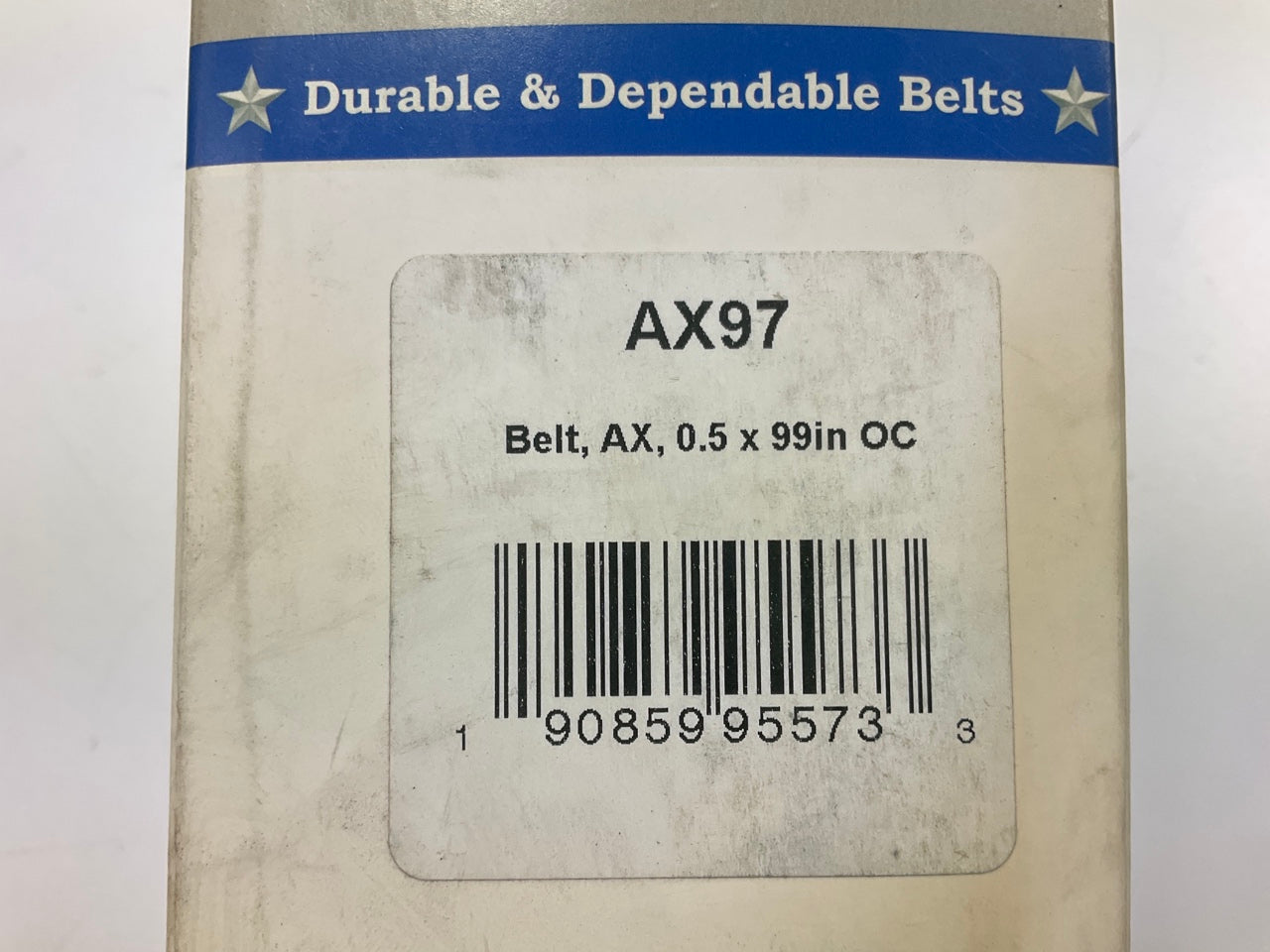D&D AX97 Cogged Industrial Accessory Drive Belt - 1/2'' X 99''