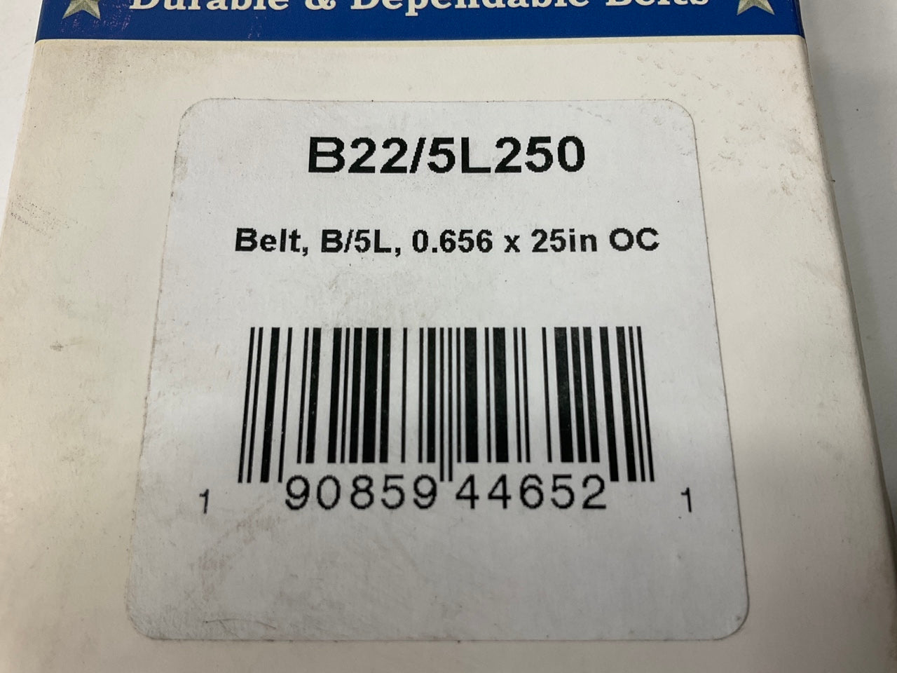 D&D B22-5L250 Lawn & Garden Power Equipment Accessory Drive Belt - 5/8'' X 25''