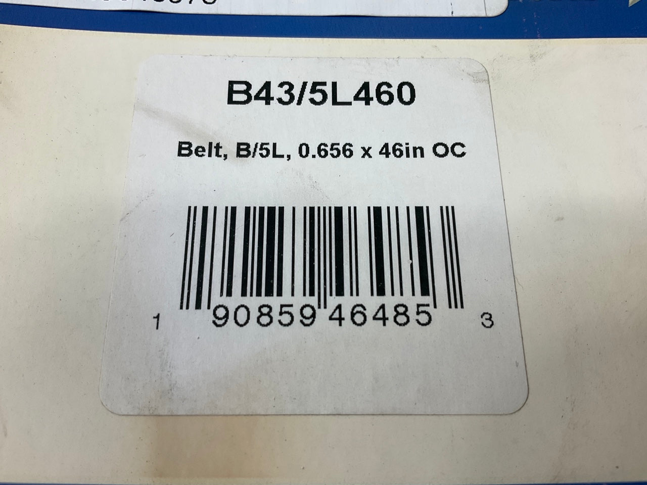 D&D B43-5L460 Lawn & Garden Power Equipment Accessory Drive Belt - 5/8'' X 46''
