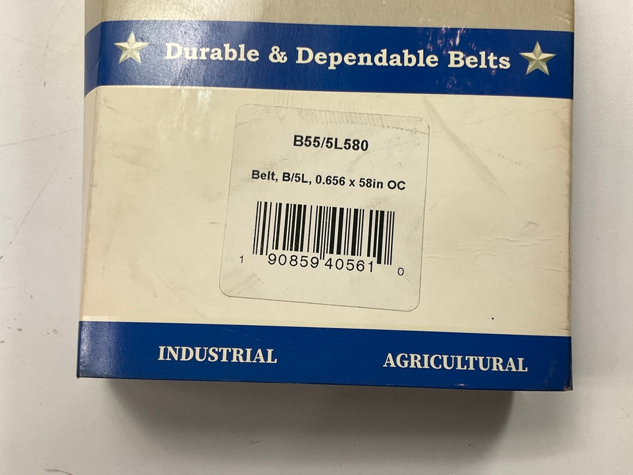 D&D B55-5L580 Industrial Accessory Drive V - Belt - 5/8'' X 58''
