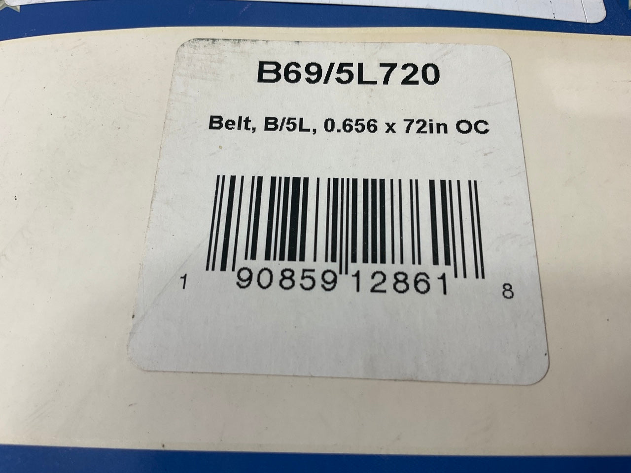 D&D B69-5L720 Power Equipment Accessory Drive Belt - 5/8'' X 72''