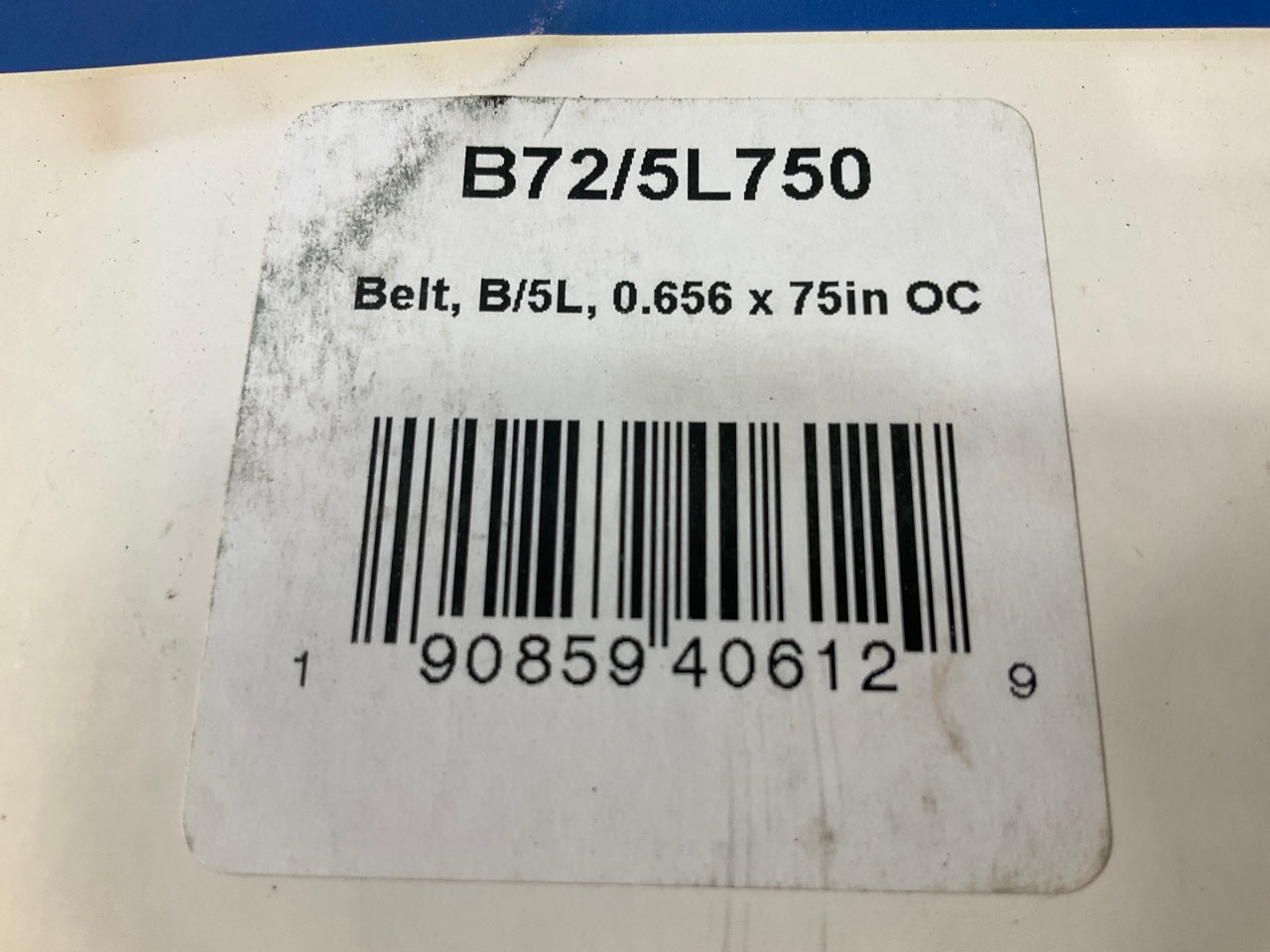 D&D B72-5L750 Lawn & Garden Power Equipment Accessory Drive Belt - 1/2'' X 75''