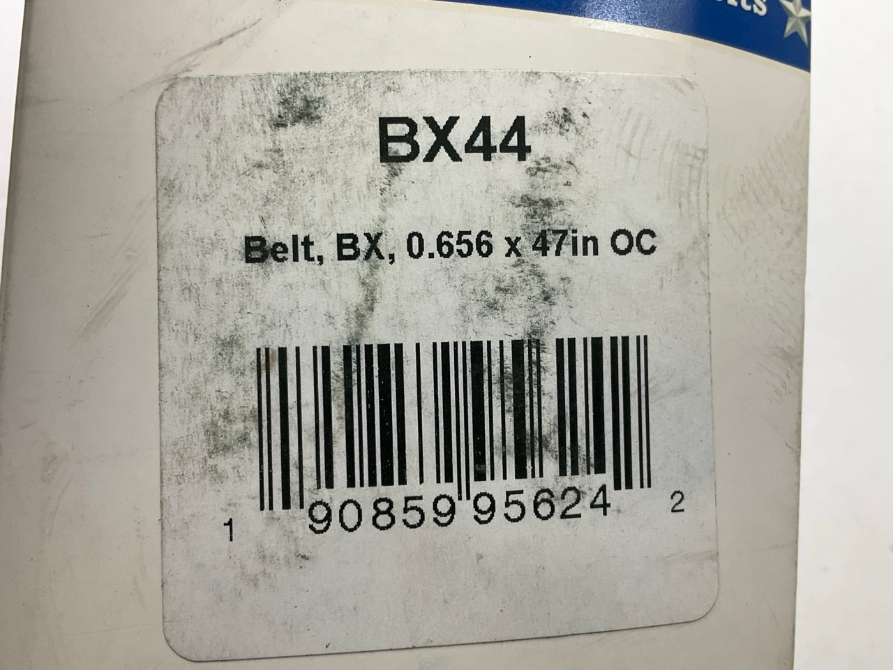 D&D BX44 Cogged Industrial Accessory Drive V - Belt - 5/8'' X 47''