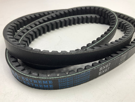 D&D BX67 Cogged Industrial Accessory Drive Belt - 5/8'' X 70''