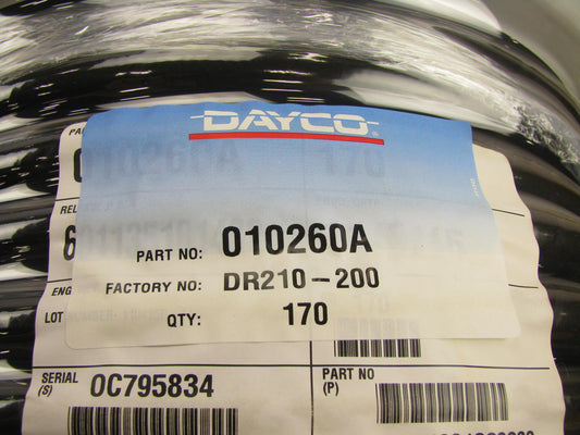 170 FEET ROLL - Dayco 2750 PSI High Pressure 5/8'' Hydraulic Hose - DR2 100R2AT