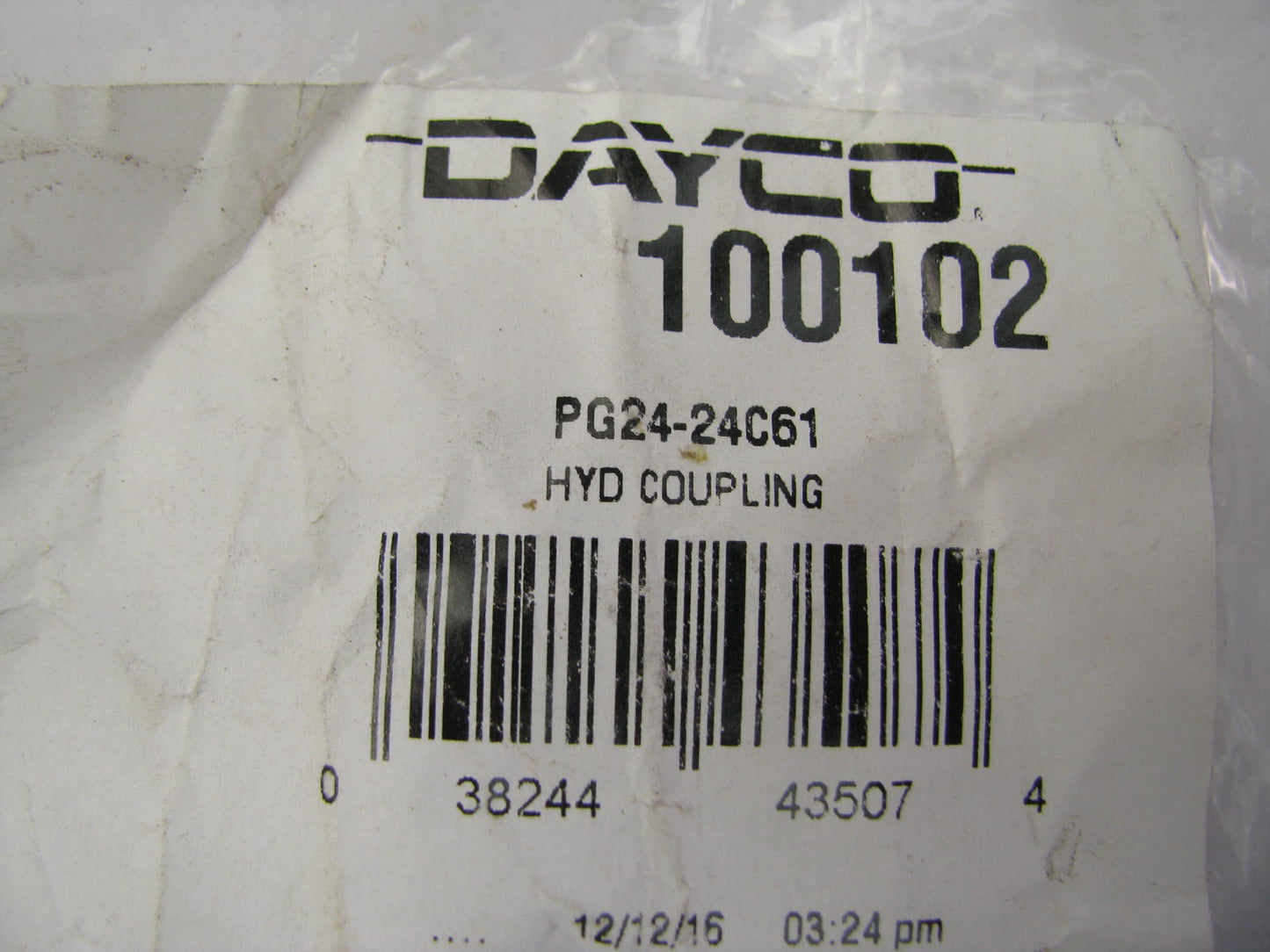 Dayco 100102 Hydraulic Crimp Coupling SAE Code 61 - 1.5'' Hose ID 1.19'' Orifice