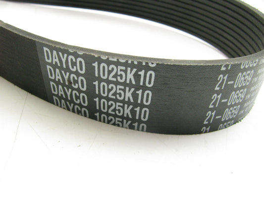 Dayco 1025K10 Belt, K2, 1.4 X 103.25in OC, 10 Rib