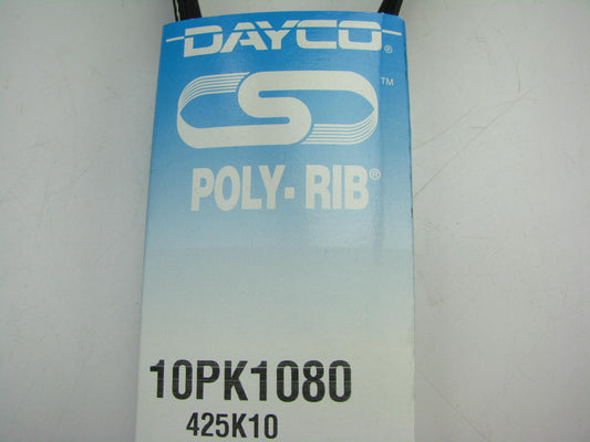Dayco 10PK1080 Serpentine Belt - 1.367'' X 42.50'' - 10 Ribs