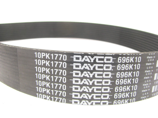 Dayco 10PK1770 Serpentine Belt 1.4'' Long .175'' Width 10 Ribs 696K10