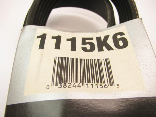Dayco 1115K6 Serpentine Belt - 0.84'' X 112.00'' - 6 Ribs