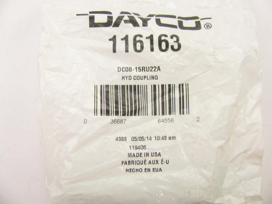Dayco 116163 Hydraulic Crimp Fitting Female Swivel Metric 24/60 Cone 1/2'' Hose