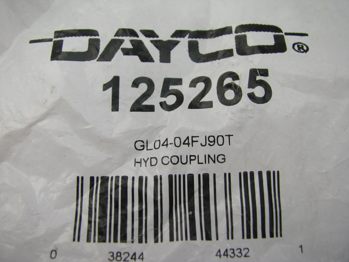 Dayco 125265 Hydraulic Reusable Fitting 90 Female Swivel 37 Flare JIC 3/16 Hose