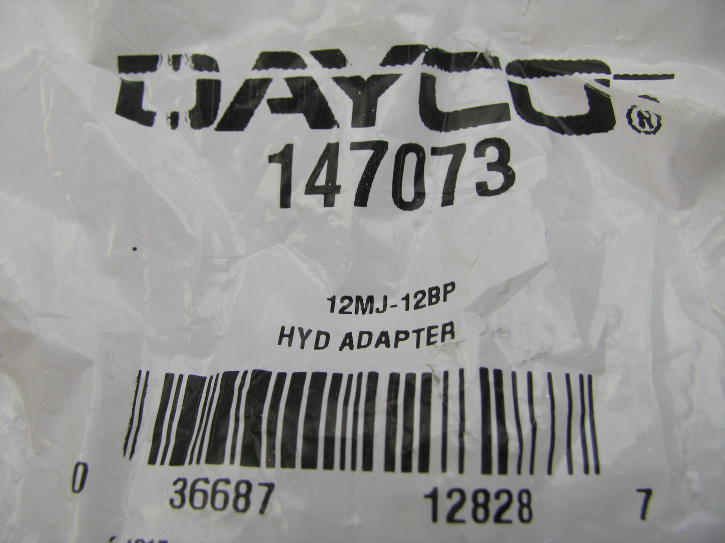 Dayco 147073 Hydraulic Fitting Metric BSP Male To Male 37 Degree