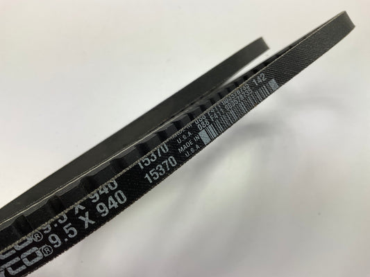 Dayco 15370 Cogged Accessory Drive Belt - 0.44'' X 37'' - 36 Degree