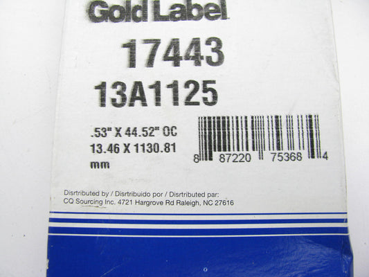 Dayco 17443 Accessory Drive Belt - 0.50'' X 44.25'' - 36 Degree