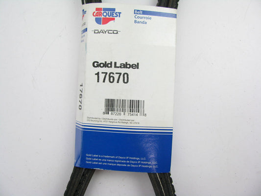 Dayco 17670 Accessory Drive Belt - 0.53'' X 67.00'' - 36 Degree