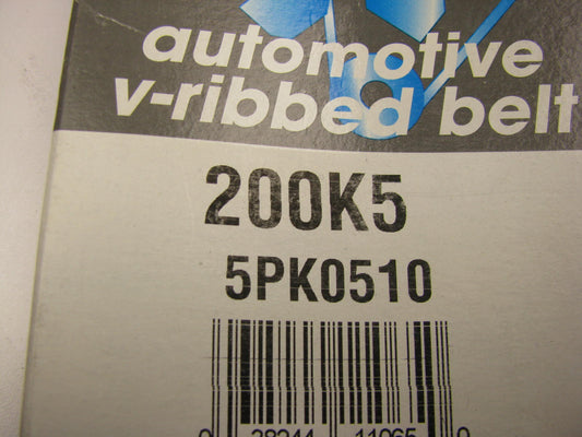 Dayco 200K5 Serpentine Belt - .667'' X 20.736'' - 5 Ribs