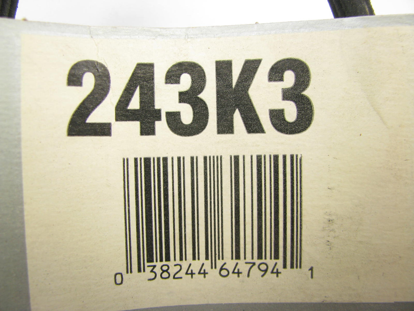 Dayco 243K3 Serpentine Belt - 0.42'' X 24.875'' - 3 Ribs
