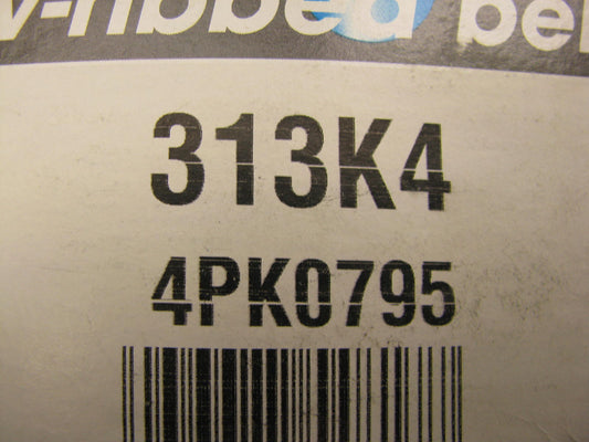 Dayco 313K4 Serpentine Belt - .56'' X 32.25'' - 4 Ribs