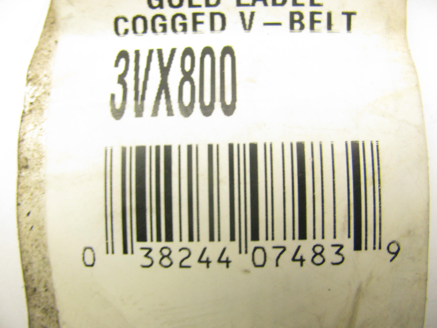 Dayco 3VX800 Industrial Cogged Accessory Drive Belt - 3/8'' X 80''