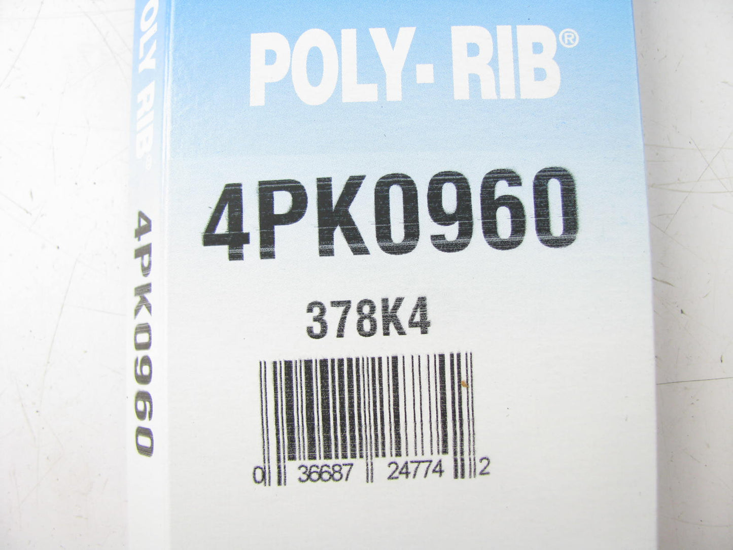Dayco 4PK0960 Serpentine Belt - 0.56'' X 38.00'' - 4 Ribs