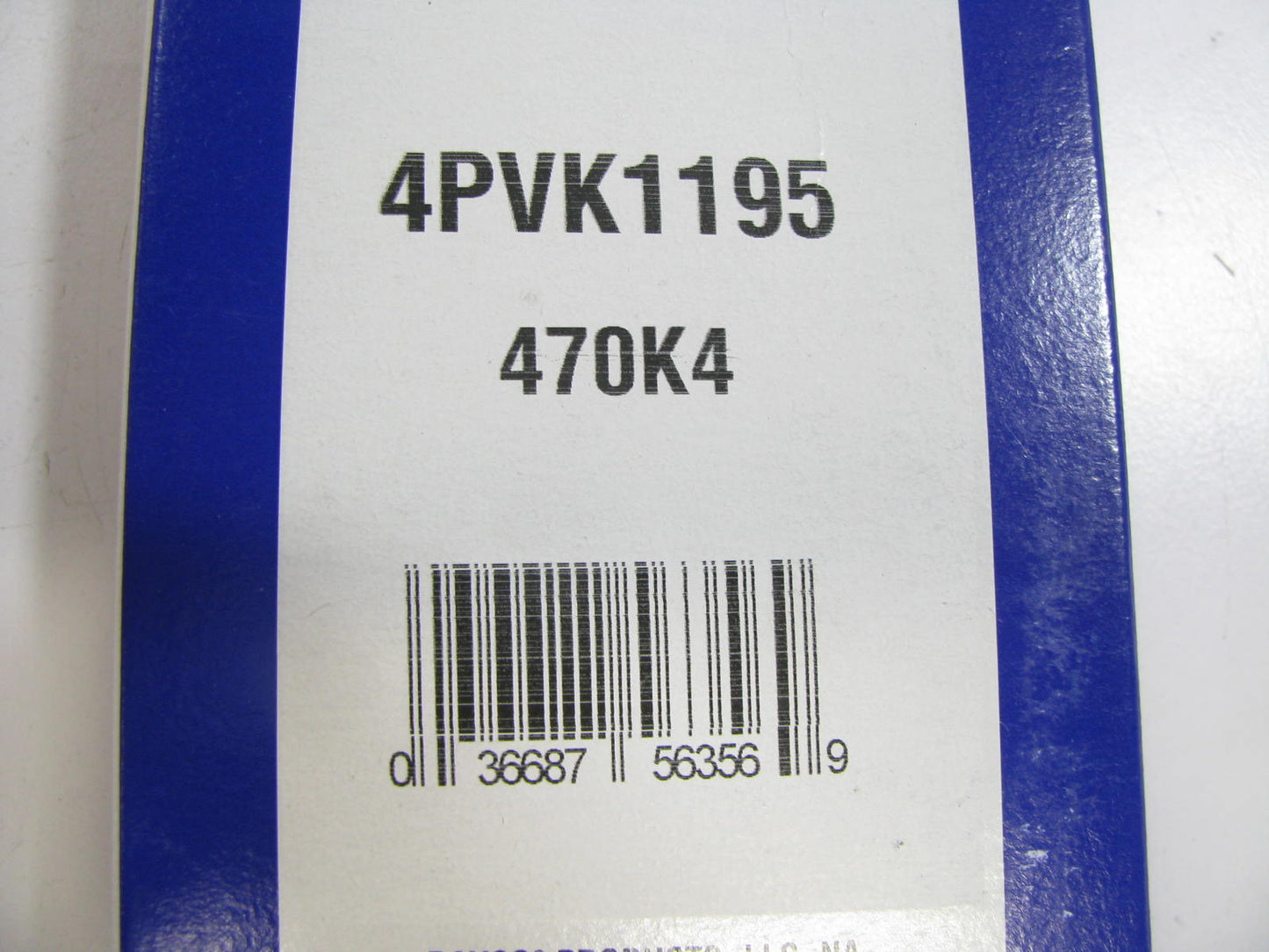Dayco 4PVK1195 Serpentine Belt - 0.56'' X 47.50'' - 4 Ribs