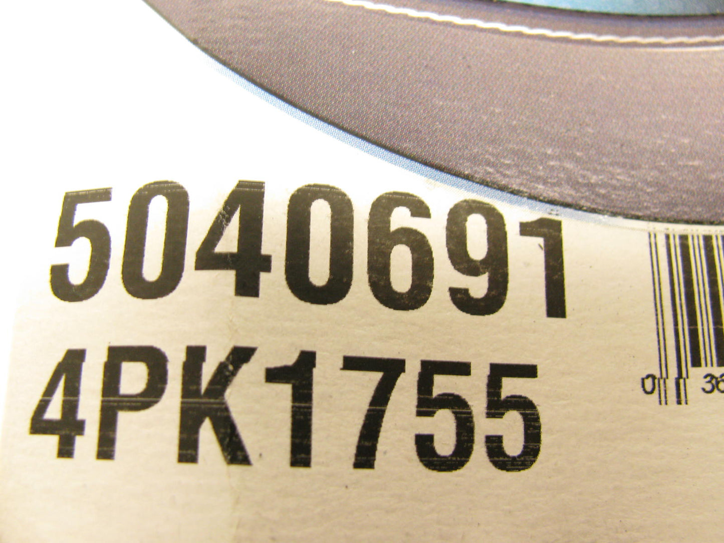 Dayco Poly-V Belt - 5040691 / 4PK1755