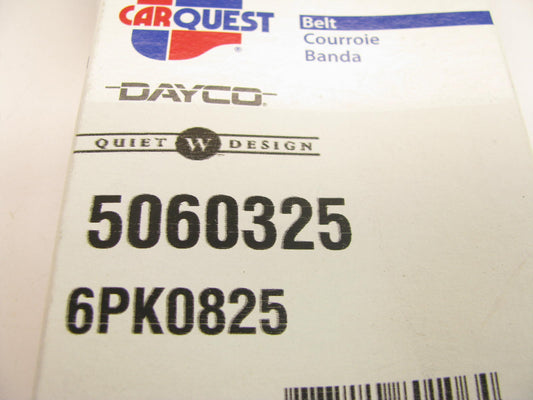 Dayco 5060325 Serpentine Belt - 0.82'' X 32.50'' - 6 Ribs
