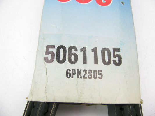 Dayco 5061105 Serpentine Belt - 0.82'' X 110.5'' - 6 Ribs