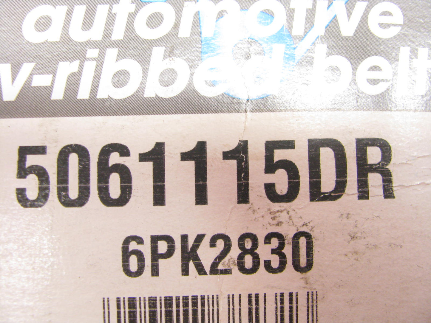 Dayco 5061115DR Serpentine Belt - 0.84'' X 112.00'' - 6 Ribs